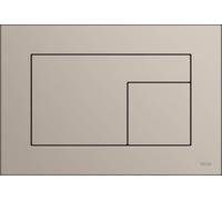 TECE Plaque depour WC TECEvelvet, pour technique à deux quantités, 220x150x5mm, 9240733