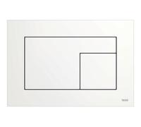 TECE Plaque depour WC TECEvelvet, pour technique à deux quantités, 220x150x5mm, 9240735