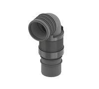 TECE profil Coude de raccordement flexible pour WC DN 90, 9820317,