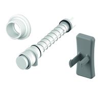 TECE Set complet de barre de douche, blanc, 9820363