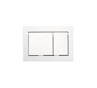 TECE Bouton de chasse d'eau TECEbase 9.240.700 blanc pour WC