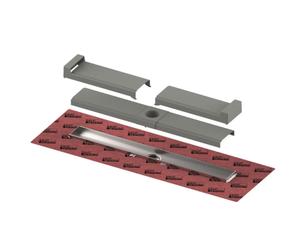Tece TECEdrailine-Evo - Caniveau de douche Evo 120 cm, avec bride, couvercle de protection, acier inoxydable 601202