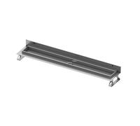Tece TECEdrainline - Caniveau de douche 120 cm, pour installation murale, avec bande d'étanchéité Seal System, acier inoxydable 601201