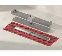 TECE TECEdrainline-Evo, Caniveau de douche, avec support pour carrelage mural, 9