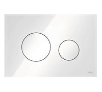 Tece TECEloop - Commande de chasse d’eau, verre blanc / blanc 9240650