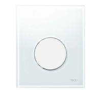 Tece TECEloop - Commande de la chasse d'eau d’urinoir, verre blanc/blanc 9242650