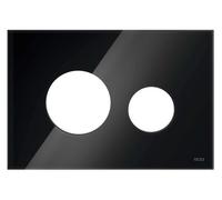 Tece Loop plaque de commande de chasse d'eau pour WC noir 9.240.674