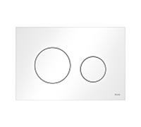 Tece Plaque de commande pour WC TECEloop 9240926 plastique double chasse blanc mat