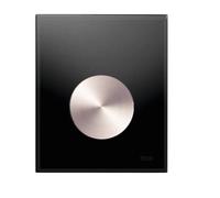 TECE TECEloop Plaque de commande urinoir avec cartouche Verre noir, touche aspec