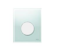 Tece TECEloop - Plaque de déclenchement pour urinoir, verre vert/blanc 9242651