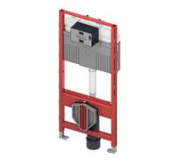 Tece TECEprofil - Bâti-support pour WC suspendu, avec réservoir de chasse Uni, avec fonction de rinçage intégrée, hauteur de construction 1,12 m 9300100
