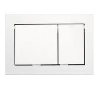 TECE Bouton de chasse d'eau TECEbase 9.240.700 blanc pour WC