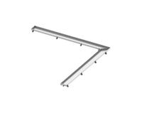 Tecedrainline Carreaux Creux " Plate 1200 X 1200 MM Inox