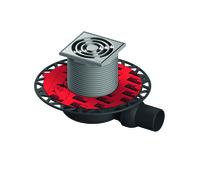 TECEdrainpoint S 111 Set dévacuation, super plat, avec bride universelle Seal System, sans arrivée, 3601105