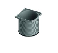 TECEdrainpoint S cadre de grille, plastique, 100x100mm, sans grille, 3660018