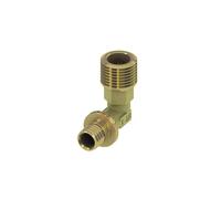 TECEflex Mamelon de transition coudé, laiton standard, 767501, Exécution: Dimension 20 x filetage extérieur (R) 3/4"