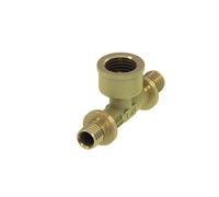 TECEflex Té femelle, laiton standard, 769534, Exécution: 40 x filetage intérieur (RP) 1/2" x 40