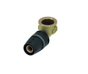 TECElogo Push Manchon de transition coudé, laiton standard, 8610205, Exécution: Dimension 25 x filetage intérieur (RP) 3/4"