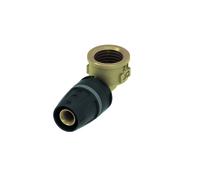 TECElogo Push Manchon de transition coudé, laiton standard, 8610206, Exécution: Dimension 32 x filetage femelle (RP) 1"
