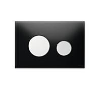 TECEloop 9240656 verre noir, boutons chromés brillants