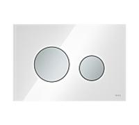 TECEloop 9240659 verre blanc, boutons en chrome mat