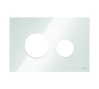 Tece Plaque de commande de chasse d'eau Loop pour WC 9.240.671 Blanc