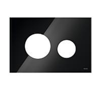 Tece Plaque de commande de chasse d'eau pour WC Loop 9.240.674 verre noir