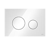 TECELoop flush plate 9240650 verre blanc, boutons blanc