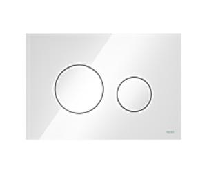 TECELoop flush plate 9240650 verre blanc, boutons blanc