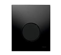 TECEloop Urinal 9242657 verre noir, bouton noir