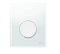 TECEloop urinoir plaque de verre affleurant 9242650 blanc bouton blanc