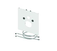 TECElux Plaque en verre pour WC, pour TECEone WC avec fonction douche, 446x430x16mm, 9650110, Couleur: Verre Noir