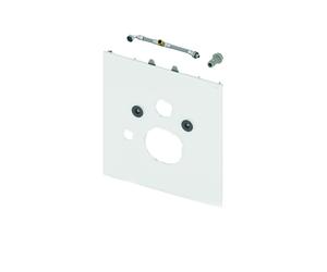 TECElux WC vitré pour douche WC pour Geberit AquaClean Sela et Mera et Grohe Sensia Arena, 9650108, Exécution: Verre noir