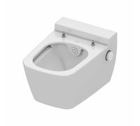 Teceone Wc-Keramik Avec Duschfunktion Fond Creux , Blanc, Neuf En Emballage