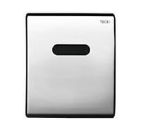 TECEplanus Urinal 9242351 chrome brillant, électronique, batterie 6 V