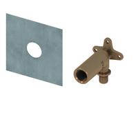 TECEprofil Disques muraux système, pour montage sur robinetterie de W.-C./bidet et robinetterie apparente, 9021021, Exécution: TECEflex 16 x 1/2\\" bronze au silicium