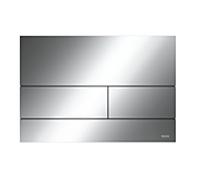 Tece Square II bouton de chasse d'eau pour WC chrome brillant 9.240.831