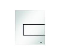 TECEsquare Plaque de commande pour urinoir, métal, cartouche incluse, 9242812, Couleur: Blanc brillant