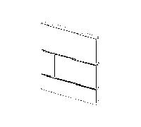 TECEsquare plaque urinoir 9.242.803 verre vert menthe, boutons blancs