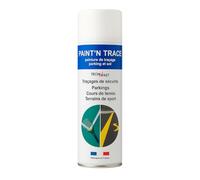 TECH N'FAST PAINT'N TRACE : Peinture de traçage de lignes de parkings, terrains de sport et marquage de sécurité - bombe de peinture aérosol bleu 500ml (bleu)