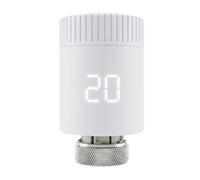 TECH Vanne Thermostatique Connectée Zigbee WiFi pour Radiateur Eau - Contrôle Intelligent via Application - Détection Fenêtre Ouverte - Compatible Alexa Google - Éligible Prime CEE BAR-TH-173 - Passer
