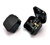 Adaptateur Prise Type E Tête Large avec Câble Droit à Prise Type G (UK) Blanc