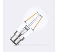 TechBrey Ampoule Filament LED B22 2W A60 200lm 2700K Blanc chaud Blanc chaud G
