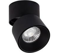 Ledkia Applique LED Aluminium Ronde New Onuba 15W Noire 5000K Blanc froid