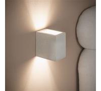 Applique Murale Béton Éclairage Double Face Batam Beige