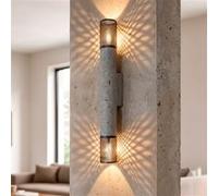 Ledkia Applique Murale Ciment Dinska Duo Gris