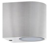 TechBrey Applique Murale Extérieure Aluminium Gala Argent Argent G