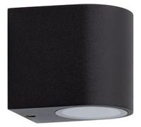 TechBrey Applique Murale Extérieure Aluminium Gala Noir Noir G