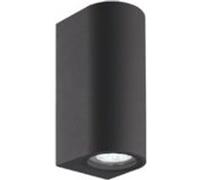 TechBrey Applique Murale Extérieure Gala Éclairage Double Face Noire Noir Noir G