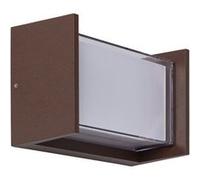 TechBrey Applique Murale Extérieure LED 12W Aluminium CCT Sélectionnable Double Éclairage Arelien Rouille Rouille G
